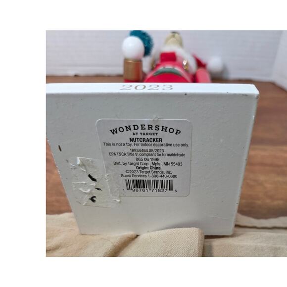 2023 Wondershop Dog Christmas Holiday 14" Wooden - Picture 6 of 7